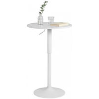 STEHTISCH rund 60 cm Holz Weiß/Weiß - Weiß, Holz/Metall (60/60/85cm) - CLP