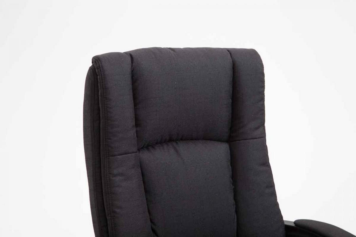 DREHSTUHL Stoff Schwarz - Schwarz, Kunststoff/Textil (66/106/70cm) - CLP
