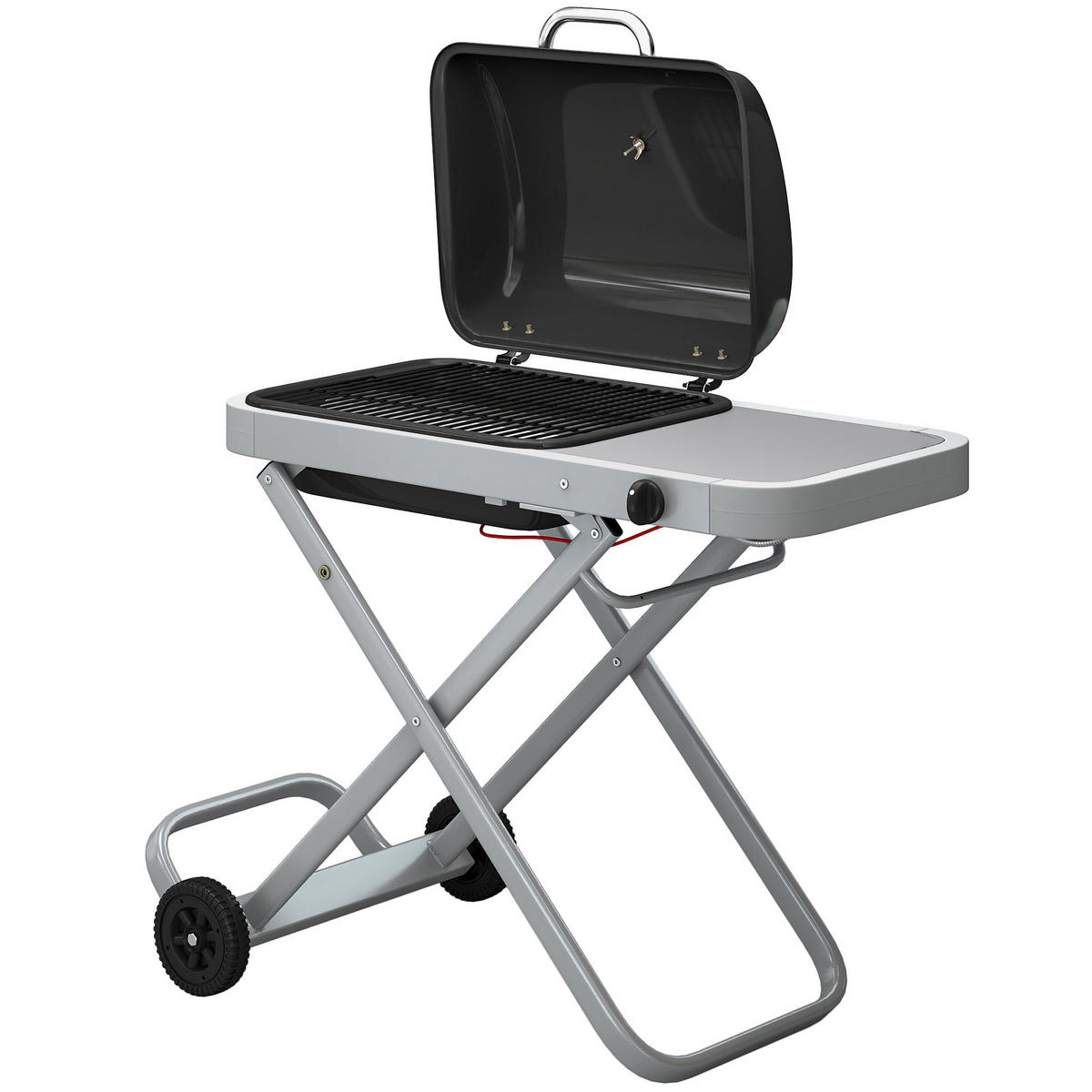 GASGRILL DE-10257 Schwarz - Schwarz, Metall (55/89/109cm) - ComfortXL