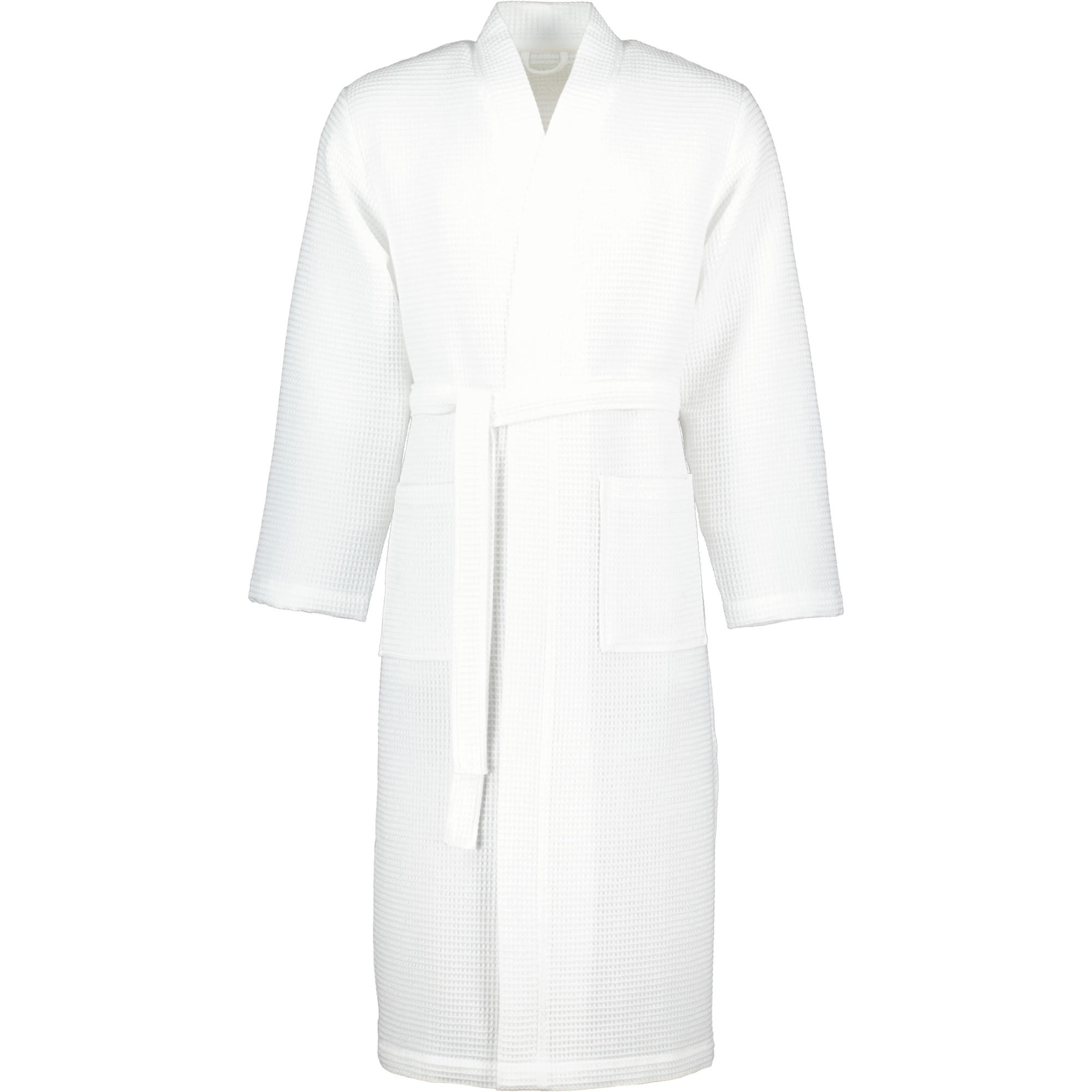 BADEMANTEL UNISEX KIMONO WELLINGTON-L WEISS - 030 - Weiß, Textil (XXLnull) - Vossen