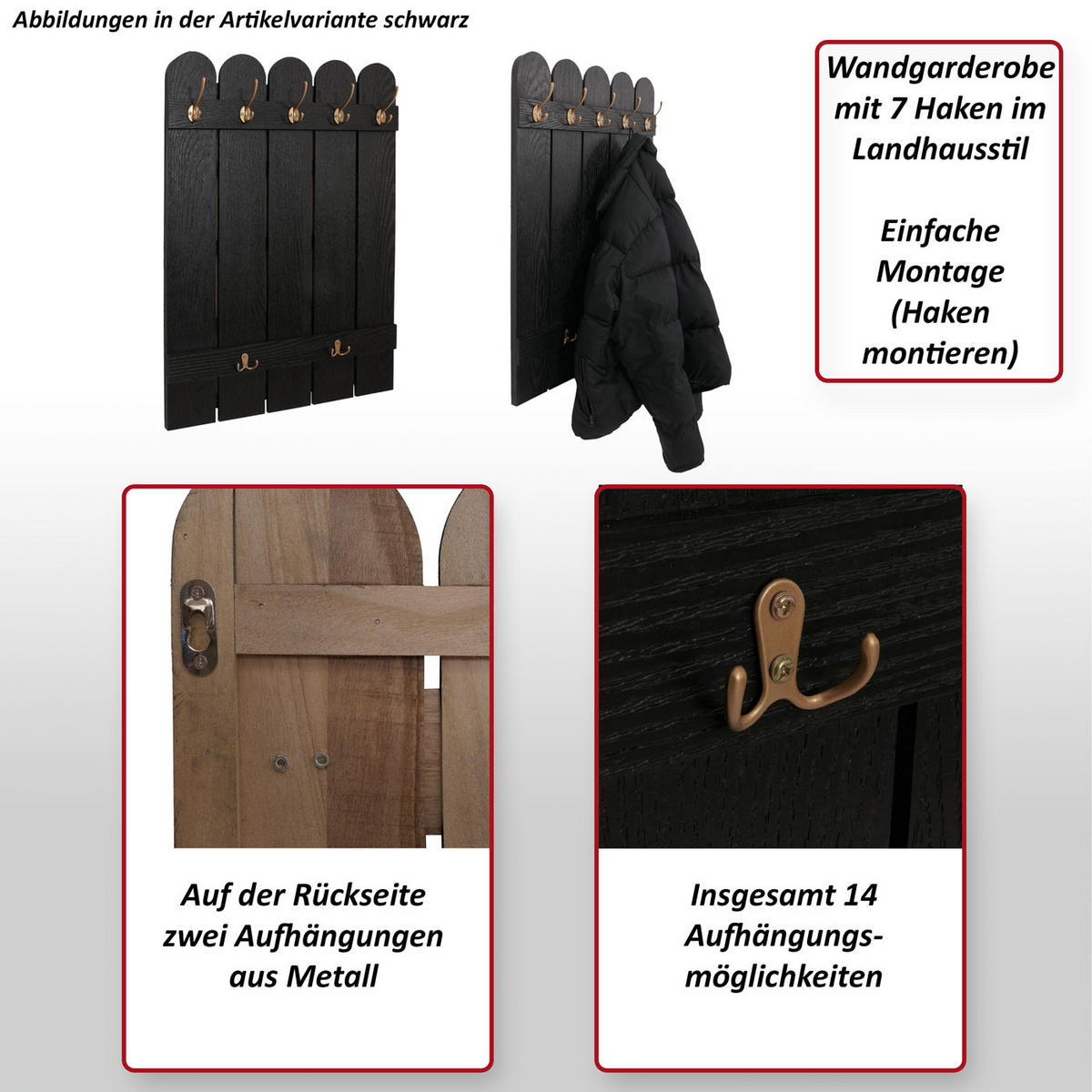 WANDGARDEROBE Beige - Beige, Holz (60/86/3cm) - Jamb