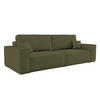 SCHLAFSOFA BEST mit Bettkasten Stoff Quelle Olive - Olivgrün, Holz/Textil (246/83/98cm) - Kaiser Möbel