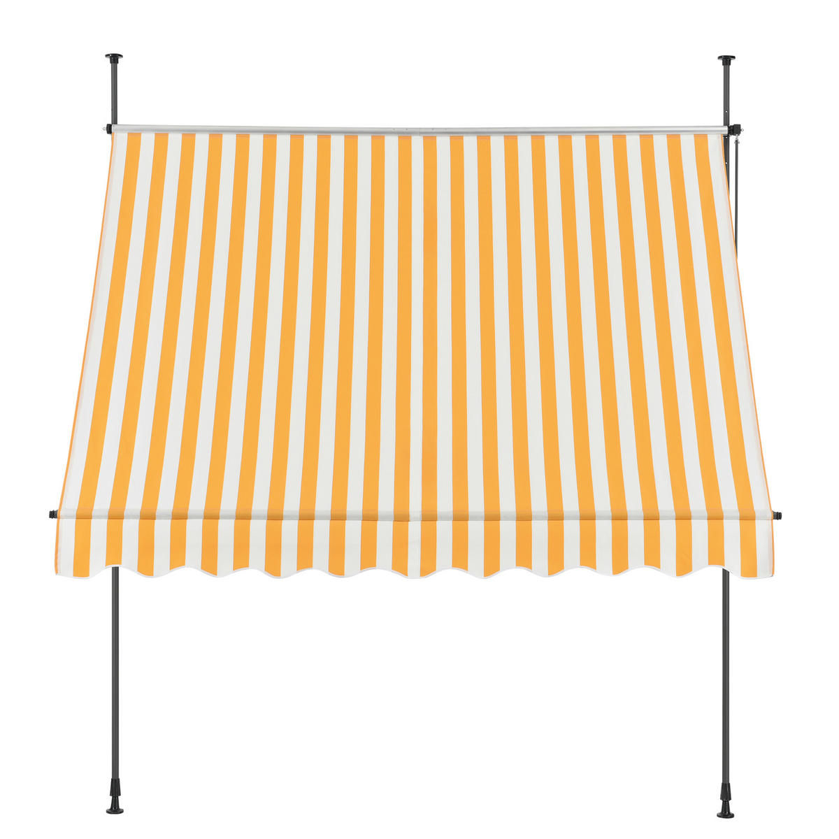 KLEMMMARKISE Stem - Gelb/Weiß, Textil/Metall (400/309/120cm) - pro.tec