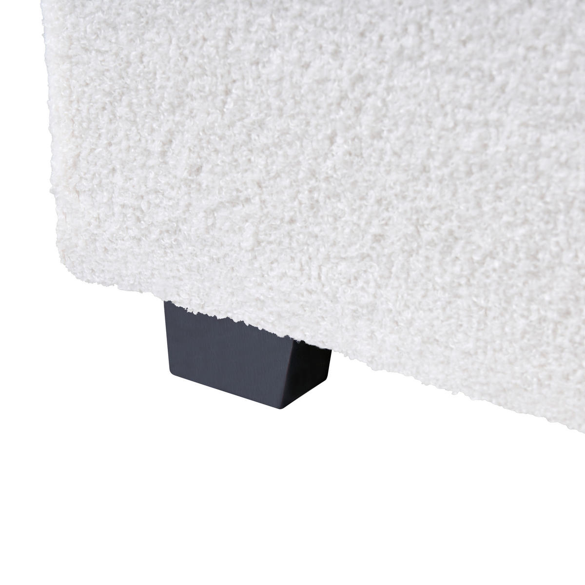 WASSERBETT 160/200 cm Cremeweiß Vaucluse - Weiß, Textil (160/200cm) - Beliani