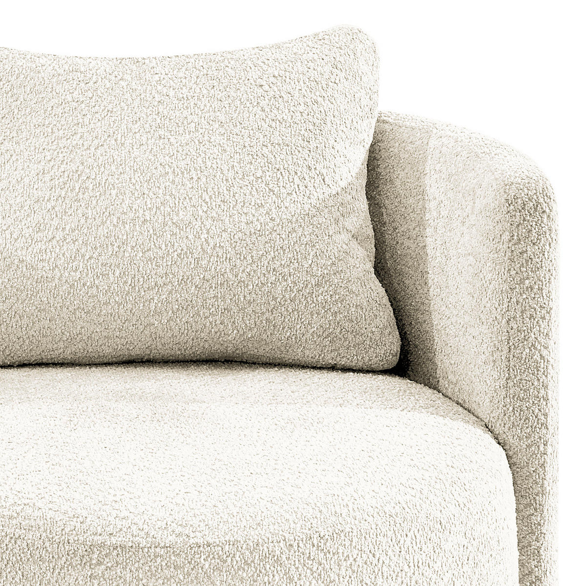 XXL-SESSEL - Schwarz/Weiß, Textil/Metall (95/77/95cm) - home24