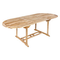 GARTENTISCH ARUBA - Beige, Holz (240/180/75cm) - SAM