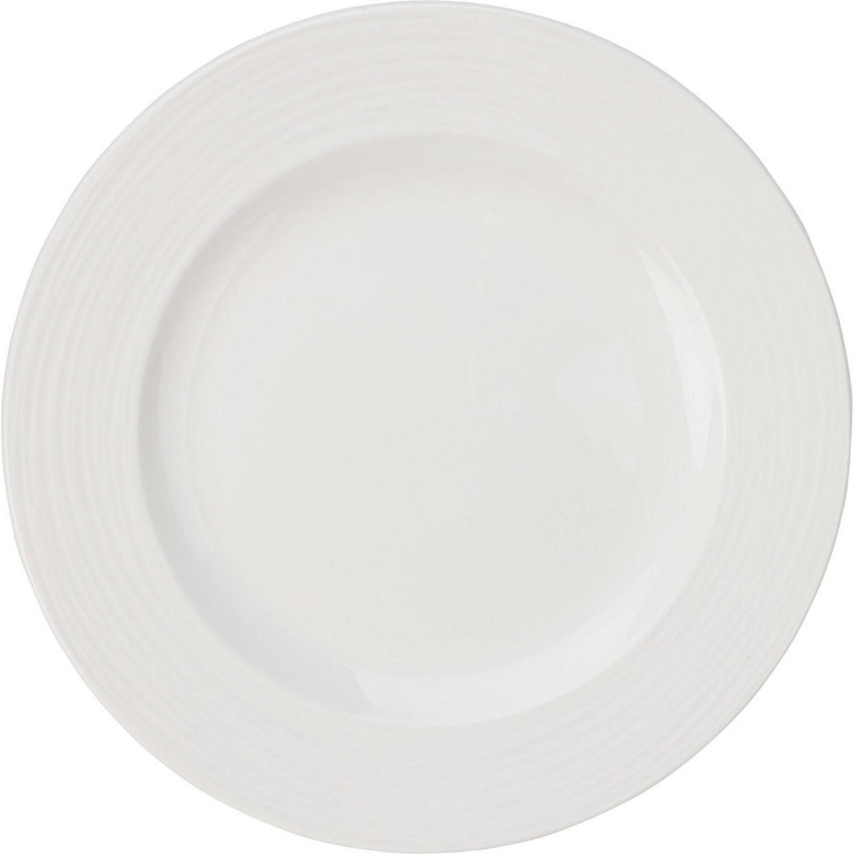 ESSTELLER Porzellan Ø 27 cm - Weiß, Keramik (27cm) - Siaki