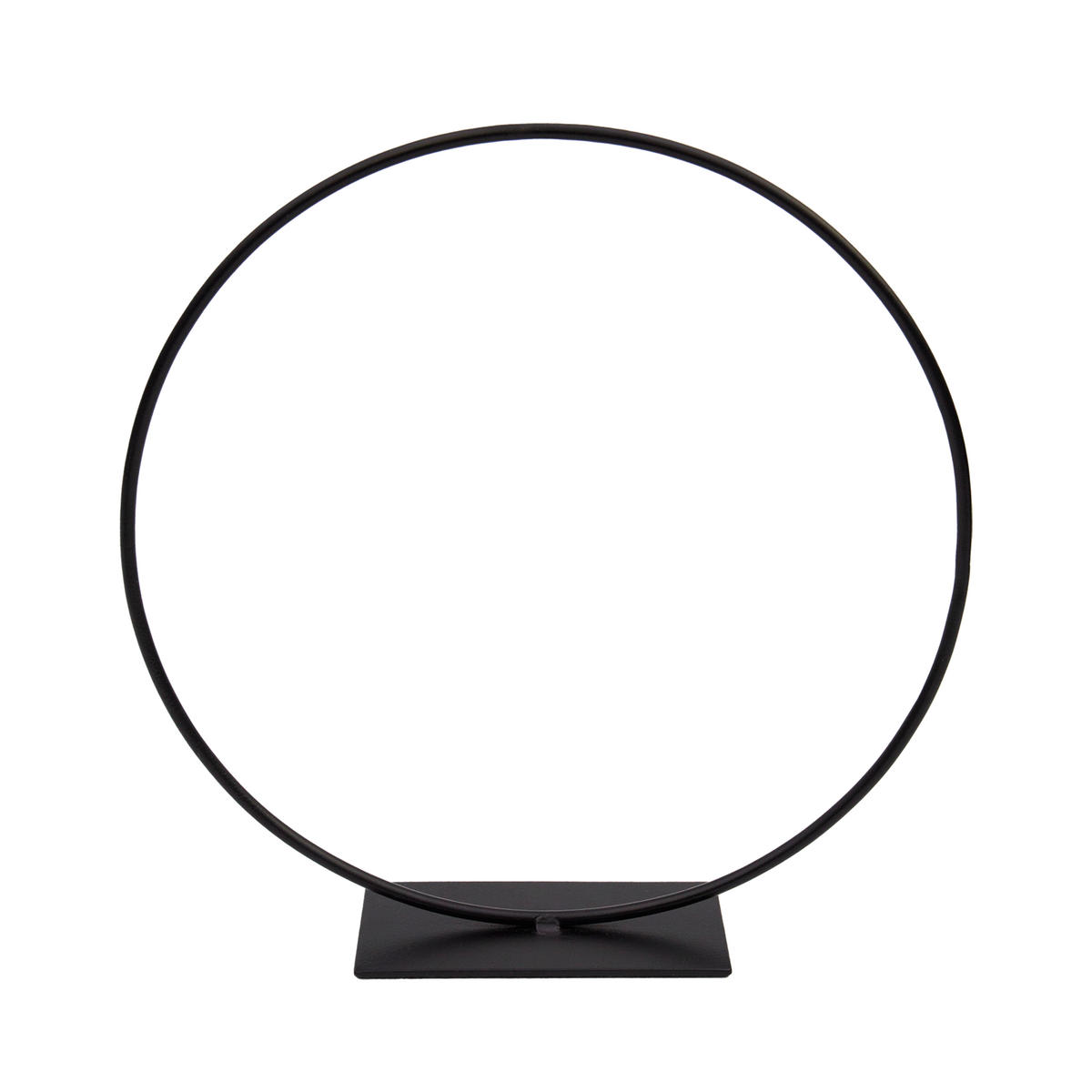 DEKORING Kida in Schwarz Ø25 cm - Schwarz, Metall (4/25/25cm) - LaLe Living