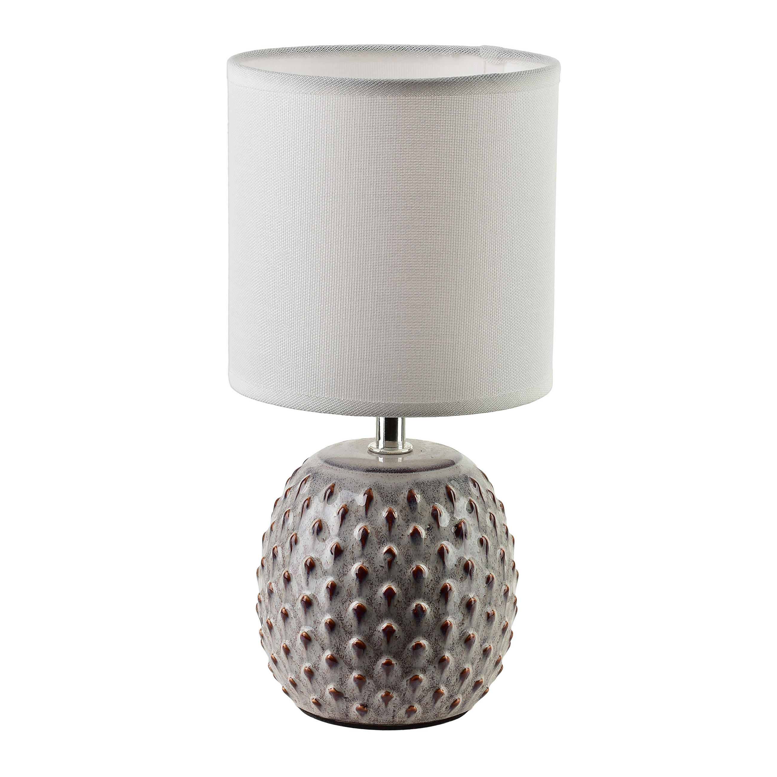 TISCHLAMPE Grau 10/14/28.5 cm Keramik - Grau, Keramik (10/14/28.5cm) - Mondex