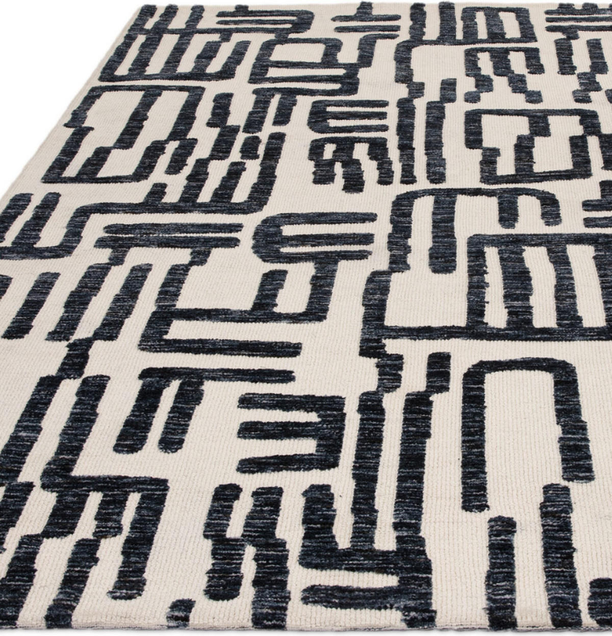 TEPPICH modern Flachgewebe LIBRETTO Blau 160 x 230 cm - Blau, Textil (160/230cm) - Novatrend