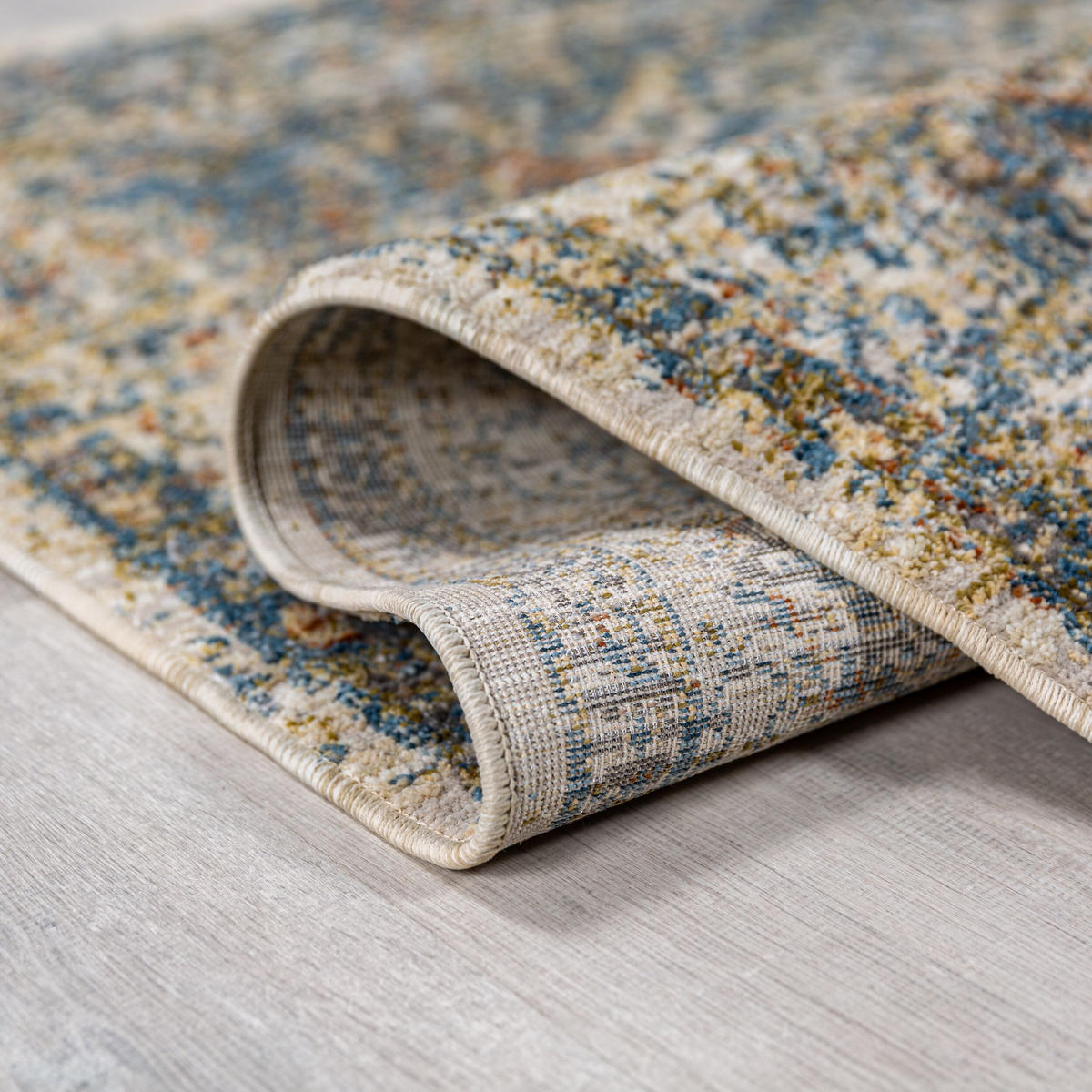 TEPPICH ADUR, im Vintage-Stil, Erdtöne-Bunt, 200 x 300 cm - Multicolor, Textil (200/300cm) - KADIMA DESIGN
