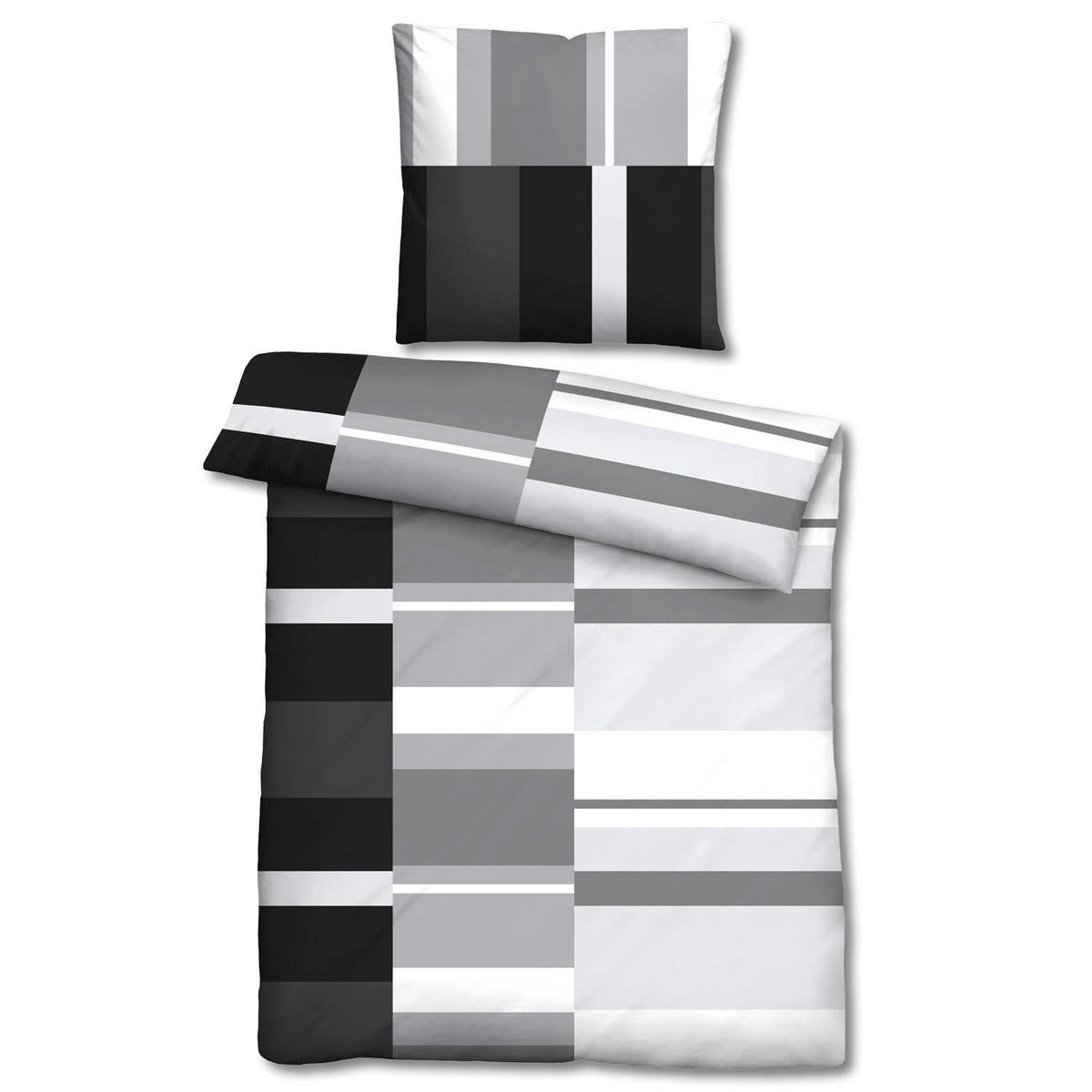 BETTWÄSCHE 155x220 cm - Weiß, Textil (155/220cm)