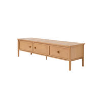 TV-LOWBOARD Rose, Eiche - Beige, Holz (175/45/45cm) - WOODEK