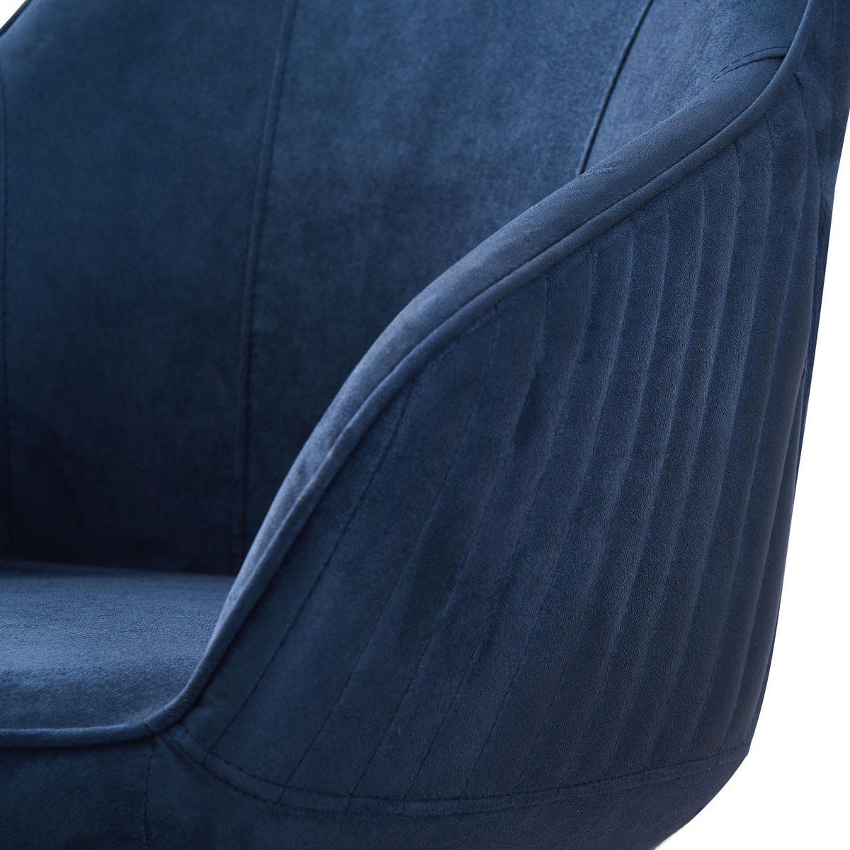 ARMLEHNSTUHL KATJA Blau - Blau, Textil/Metall (57/82/62cm) - B&D Home