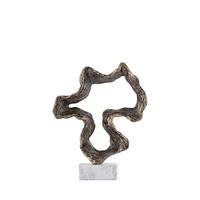 SKULPTUR Maryan Gold 33/7/42cm - Goldfarben, Metall (7/42/33cm) - PTMD Collection