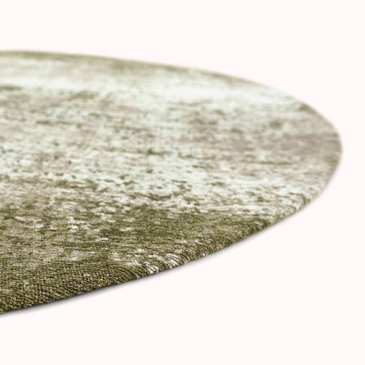 TEPPICH Uranus Mad Men Virgin Land 240/240 cm - Grün, Textil (240/240cm) - Louis De Poortere