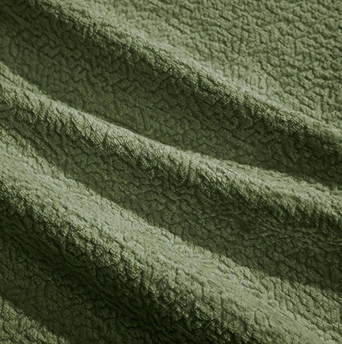 SOFA 190/86/90 cm in Grün aus Chenille mit modularem Stecksystem - Grün, Textil (86/90/190cm) - Flora Grace