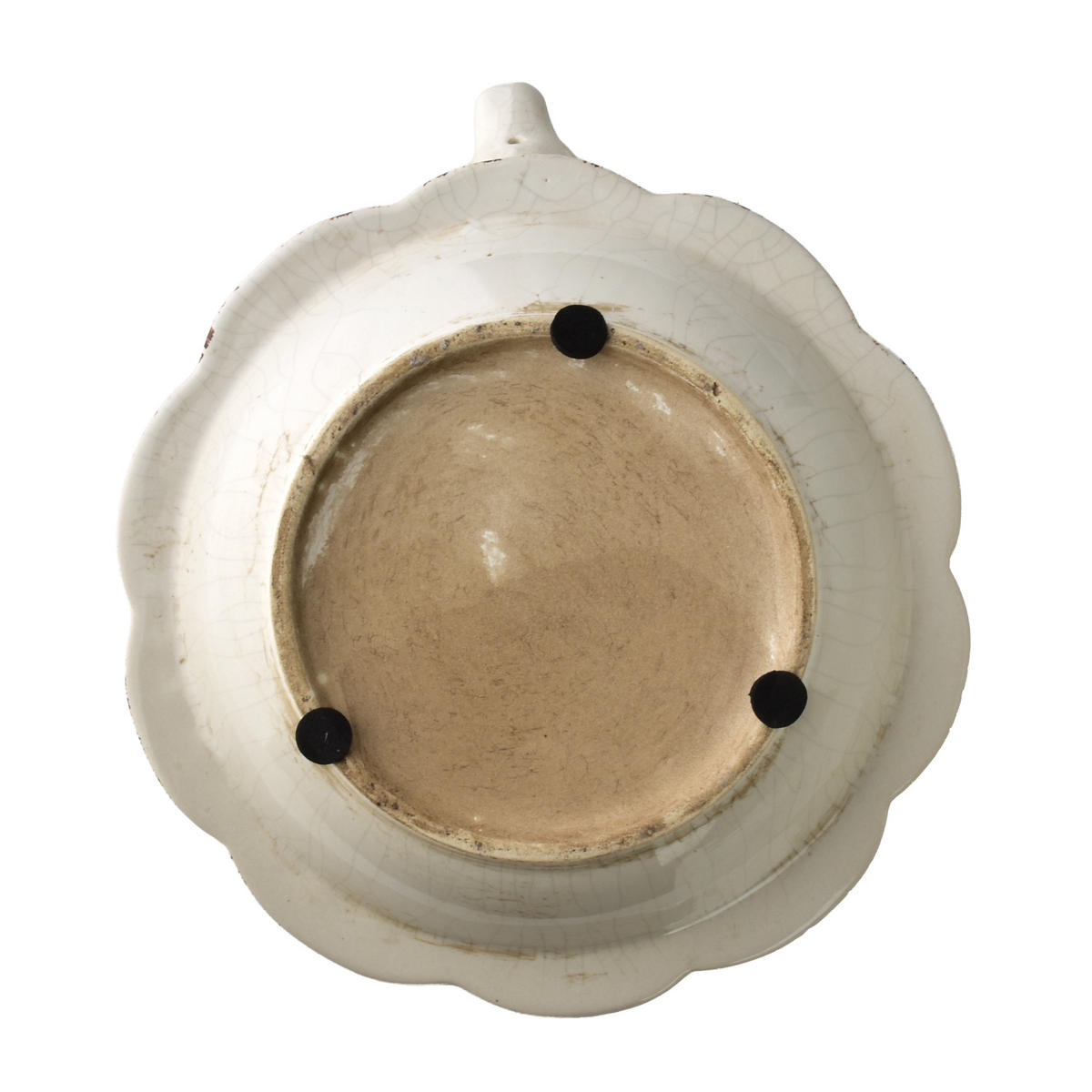 VOGELTRÄNKE Crocket beige 20/20/7 cm Keramik - Violett, Keramik (20/7/20cm) - Mondex