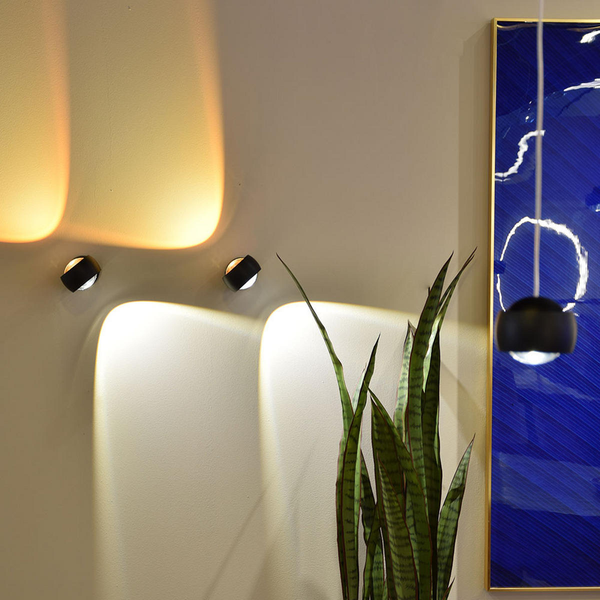 LED-HÄNGELAMPE Beam Schwarz - Schwarz, Metall (8/8/7cm) - s.luce