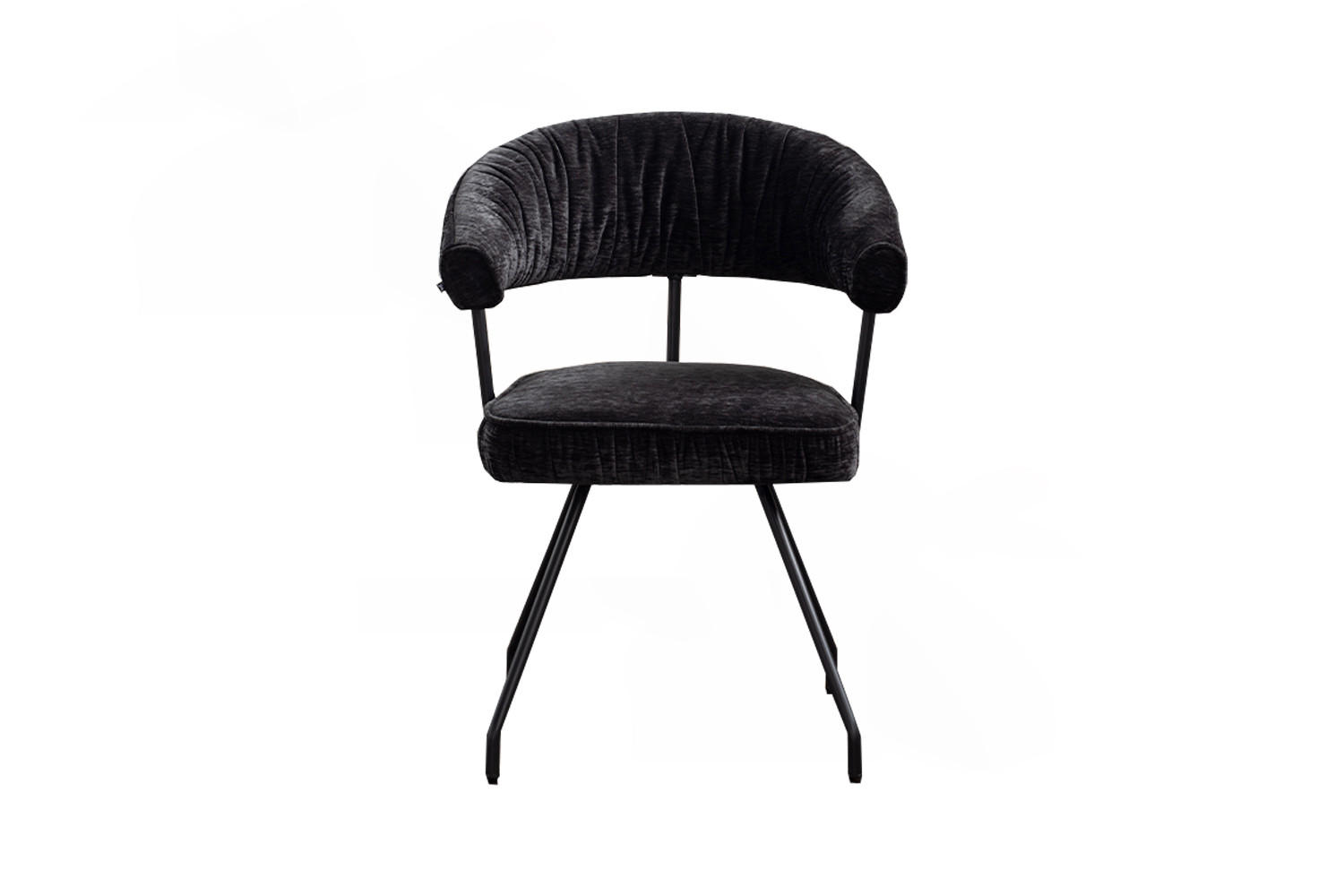 ESSZIMMERSTUHL RUNA Schwarz Webstoff - Schwarz, Kunststoff/Textil (60/82/59cm) - KAWOLA