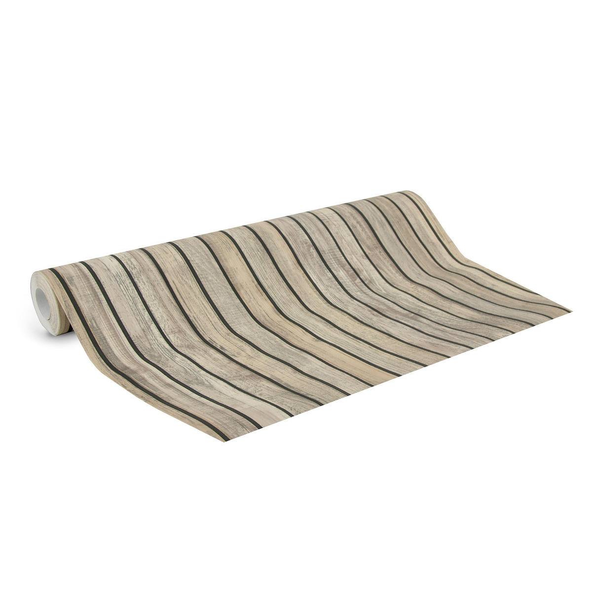VLIESTAPETE - Lattenrost Eiche Wand 10mx53cm - Braun, Papier/Kunststoff (53/1000cm) - Superfresco Easy