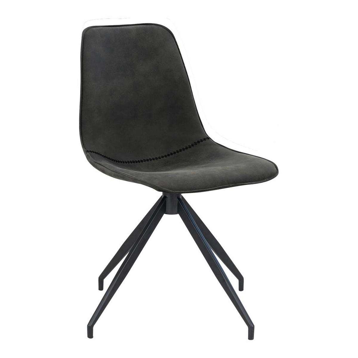 2ER Set ESSZIMMERSTUHL Grau - Grau, Textil (48/86/54cm) - ebuy24