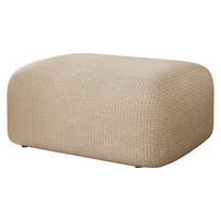 POLSTERHOCKER Piano - Beige/Schwarz, Holz/Kunststoff (70/38/55cm) - MIRJAN24