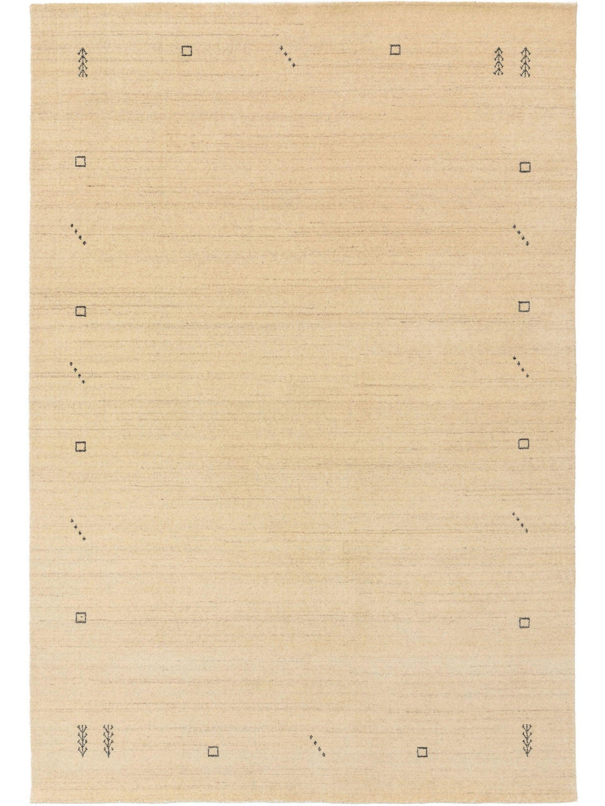 WOLLTEPPICH Jamal Cream 160x230 cm - Creme, Textil (160/230cm) - benuta Nest
