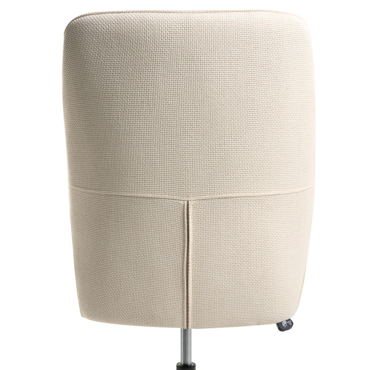 BÜROSTUHL Kunstleinen Cremeweiß Castile - Weiß, Textil (64/96/64cm) - Beliani