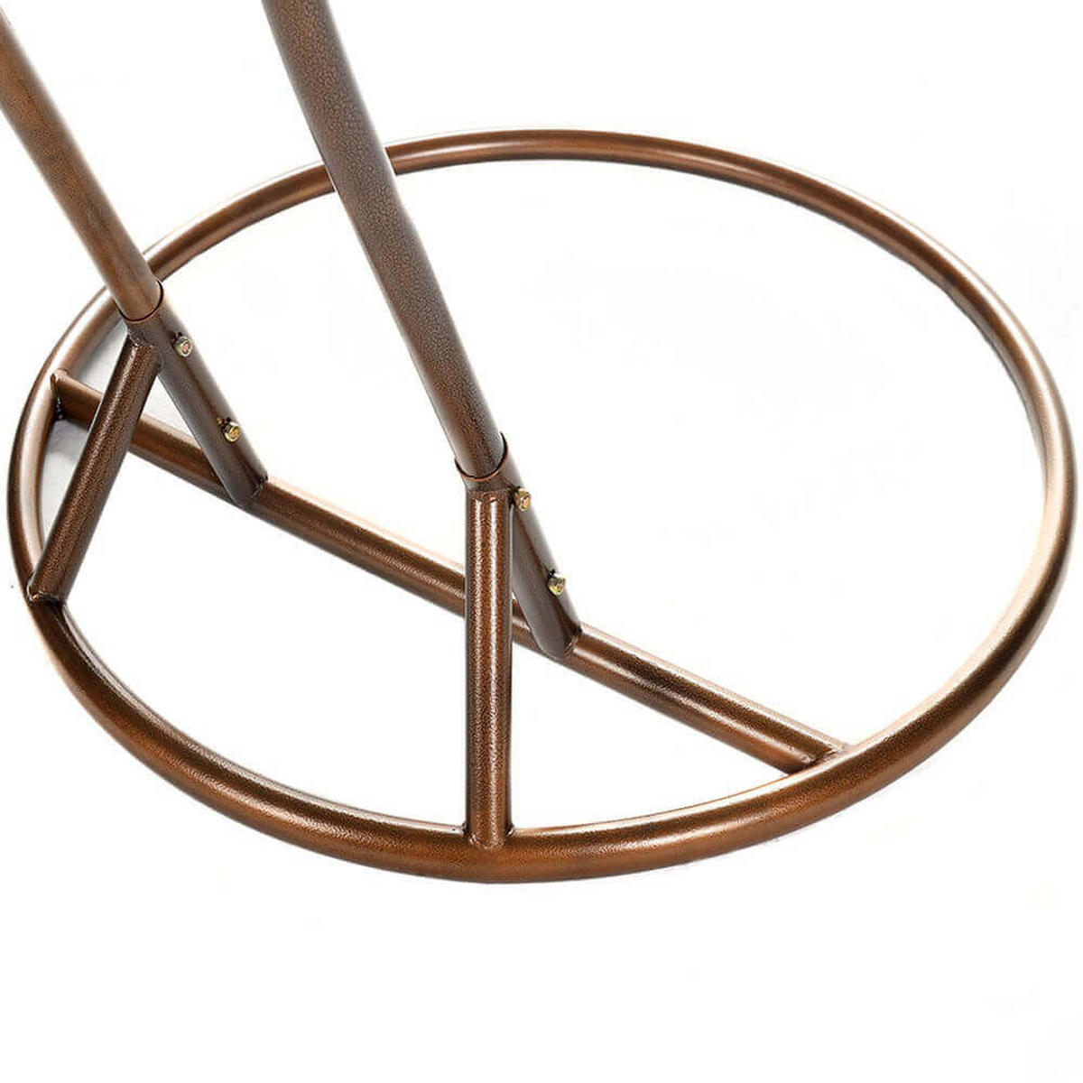 GESTELL für Polyrattan Hängesessel TORUS - Schwarz, Metall (120/195/120cm) - Home Deluxe