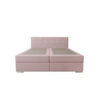 BOXBETT ZILANO 1 mit Matratze H3 und Topper 140x200 Cosmic 14 - Pink, Holz/Textil (140/200cm) - Bedante