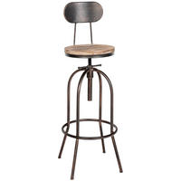 BARHOCKER Pino höhenverstellbar 51x108-125x51 cm bronze - Bronzefarben, Metall (51/108/51cm) - furnicato