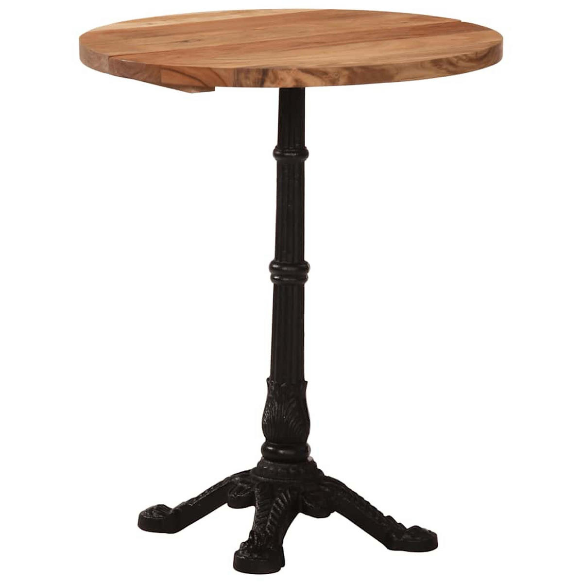 BISTROTISCH Franz Ø60x76 cm Akazie Rund - Dunkelbraun, Holz (60/60/76cm) - DELUKE