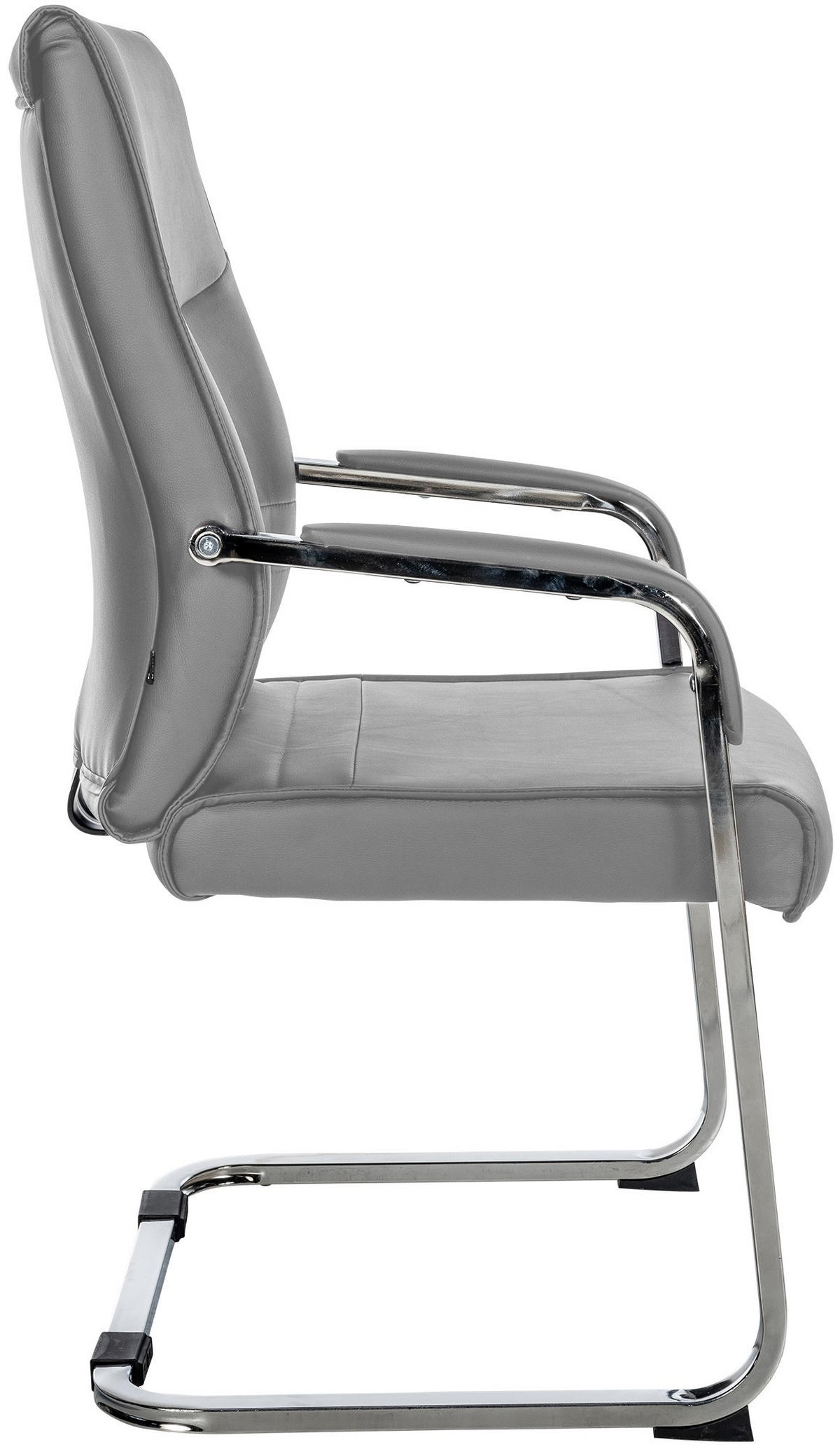SCHWINGSTUHL Lederlook Grau - Grau, Textil/Metall (55/88/60cm) - CLP