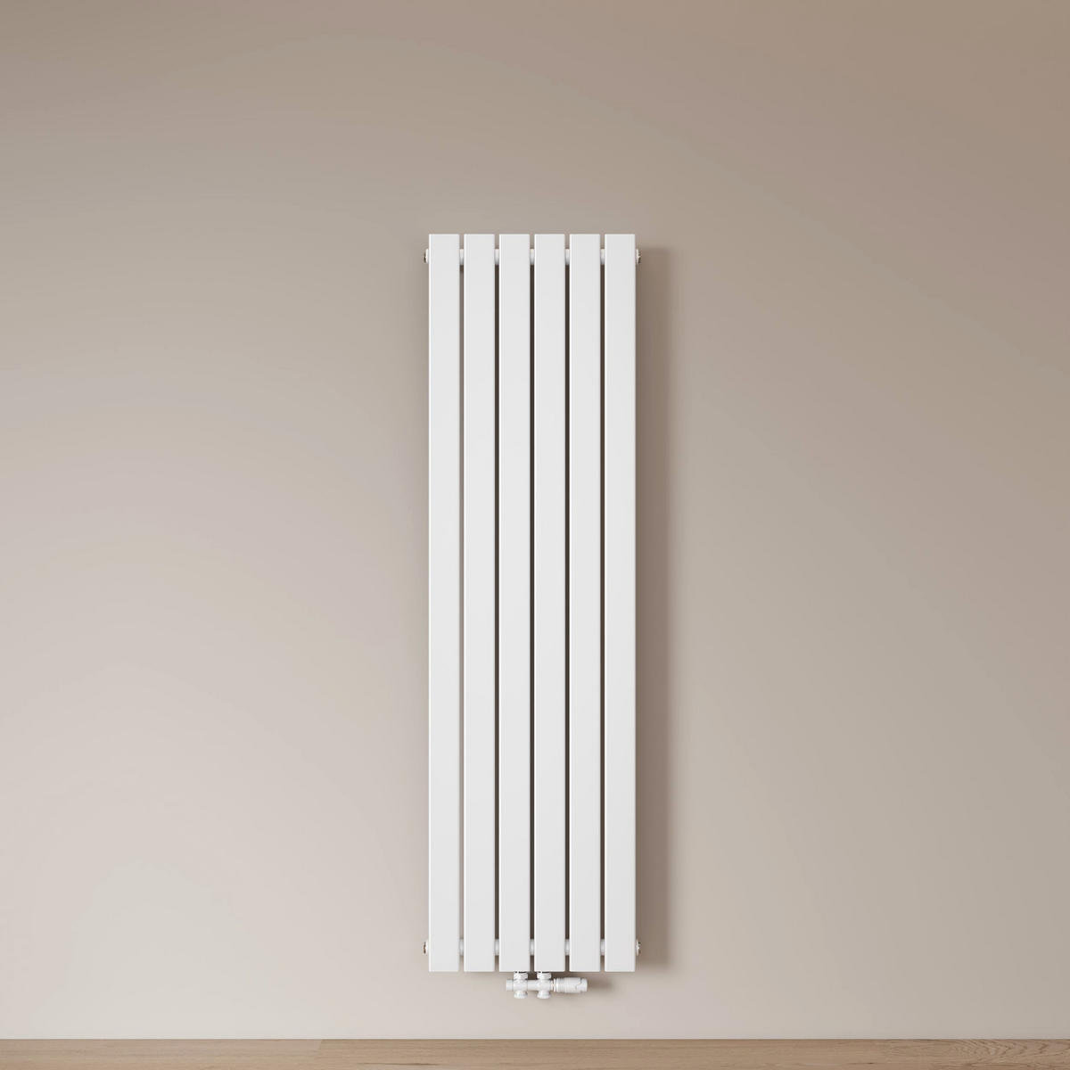 HEIZKÖRPER Flachheizkörper Weiß 160/46/4,9 cm - Weiß, Metall (46/160/4.9cm) - EMKE