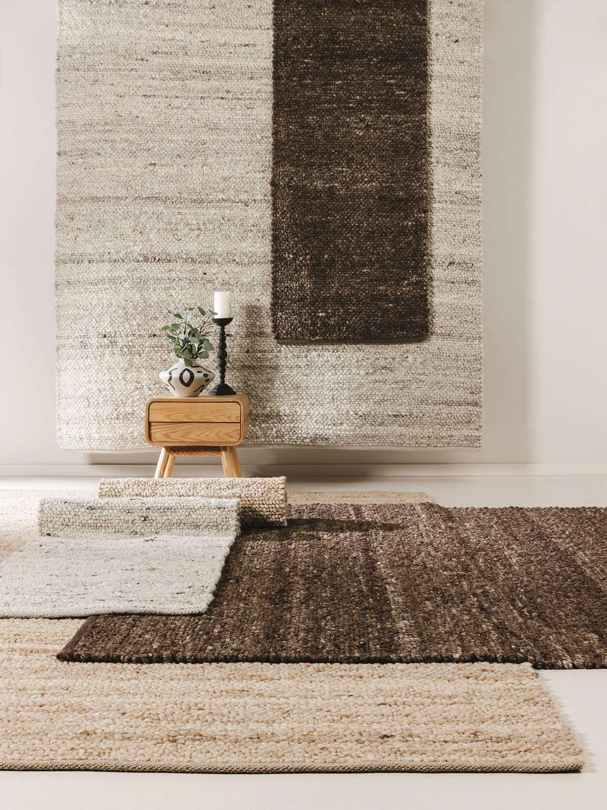 WOLLTEPPICH Finn Beige 200x300 cm - Beige, Textil (200/300cm) - benuta Pure