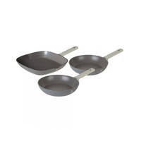 PFANNENSET Grau 28/28/4.8 cm 35570 - Grau, Kunststoff - Berlinger Haus