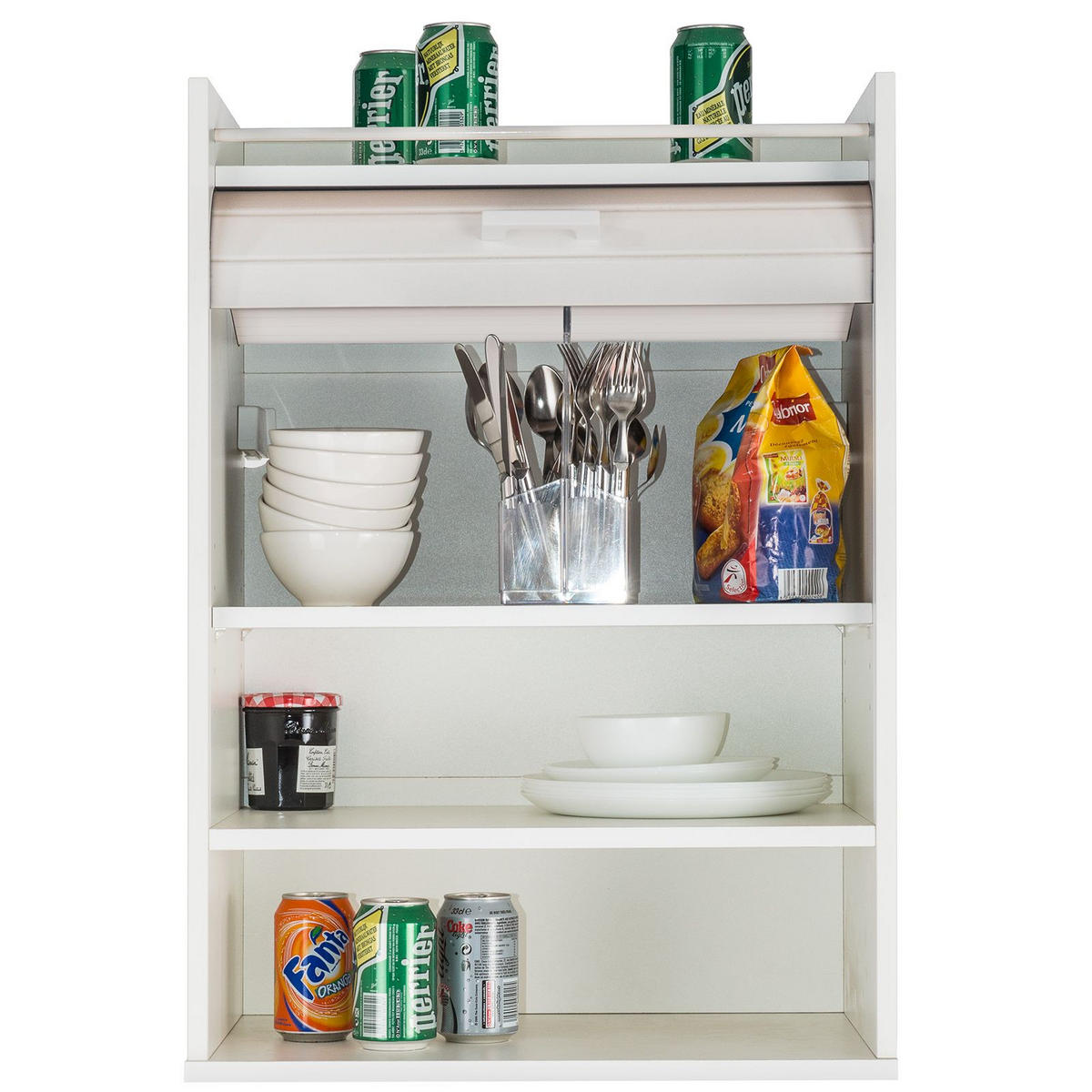 KÜCHENOBERSCHRANK 36/54/77 cm - Weiß, Holzwerkstoff (54/77/36cm) - Simmob
