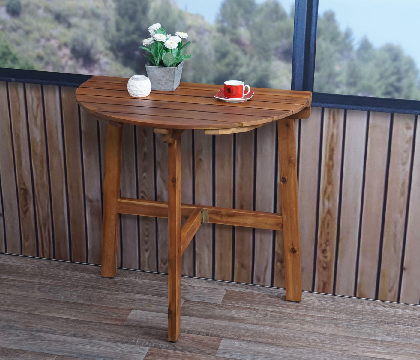 Thumbnail - MCW Klapptisch, Braun, Holz, 70x71x43 cm, Esszimmer, Tische, Esstische