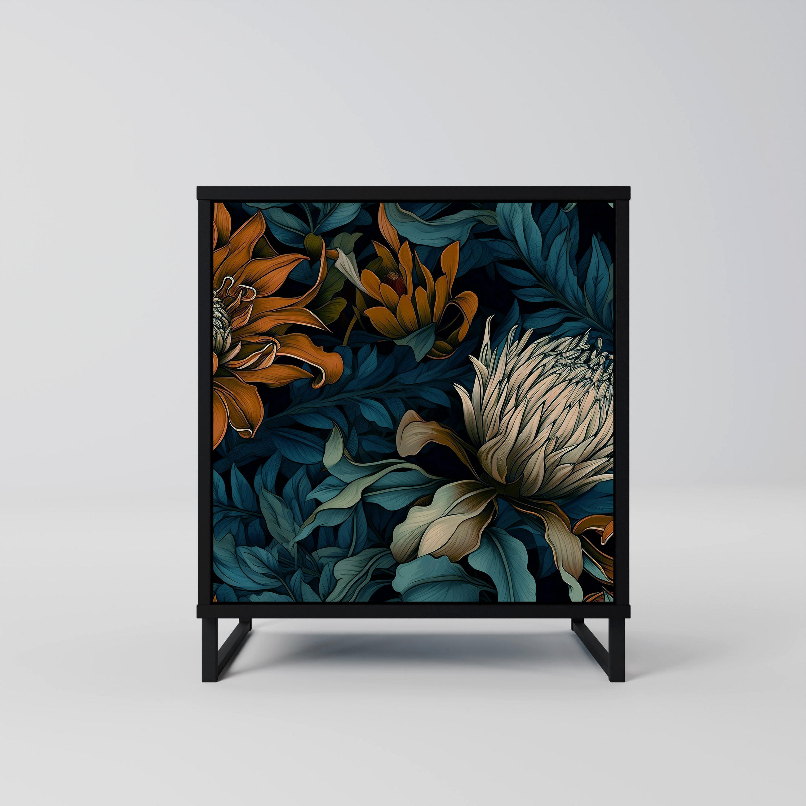 SpaceRebels Sideboard Schwarz 57.5x67.5x42 cm