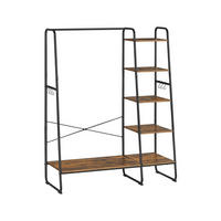 KLEIDERSTÄNDER - Braun, Holzwerkstoff (120/160/45cm) - Hansiro