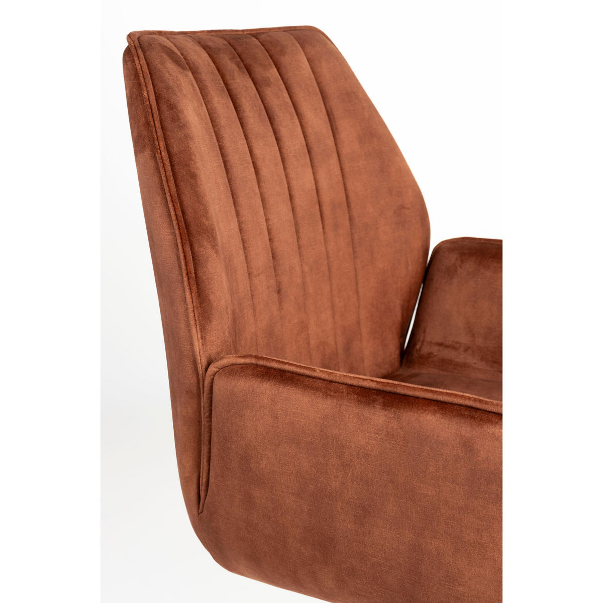 ESSZIMMERSTUHL Jamie Braun - 2 er Set - Braun, Textil (56/90/61cm) - Housecraft Living