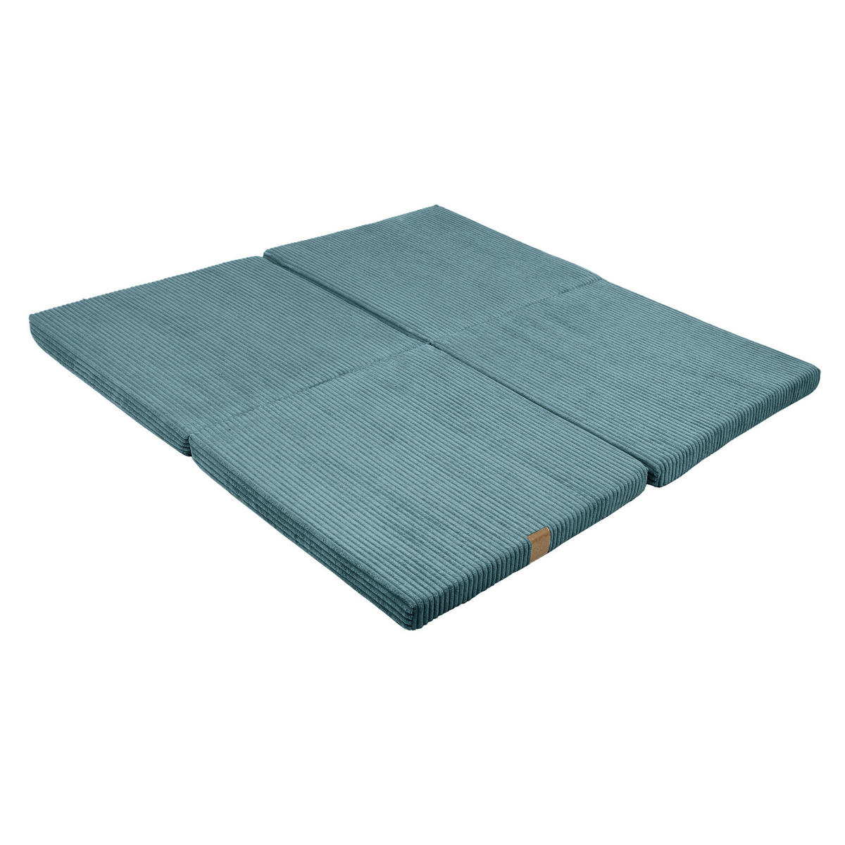 SPIELMATTE für Kinder, Quadratische, Aesthetic, Türkis - Türkis, Textil (120/120cm) - MeowBaby