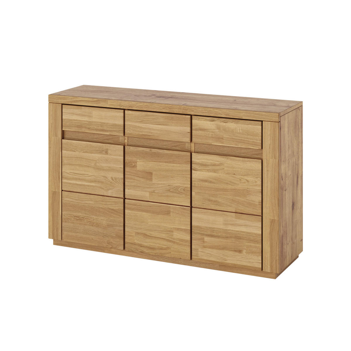 KOMMODE Skagen - Eichefarben, Holz (35/80/127cm) - kiki design
