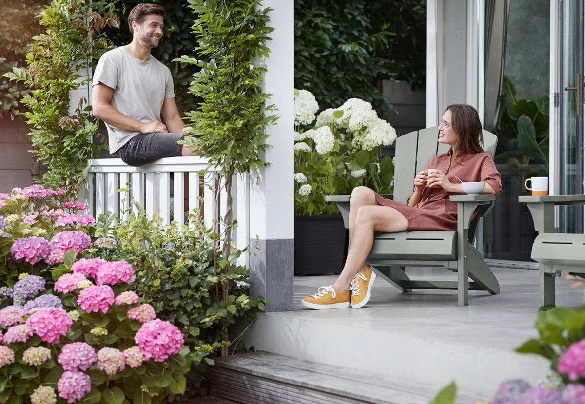 GARTENSTUHL Adirondack Troy - 2er Set - Grau, Kunststoff (80/96.5/85cm) - Keter