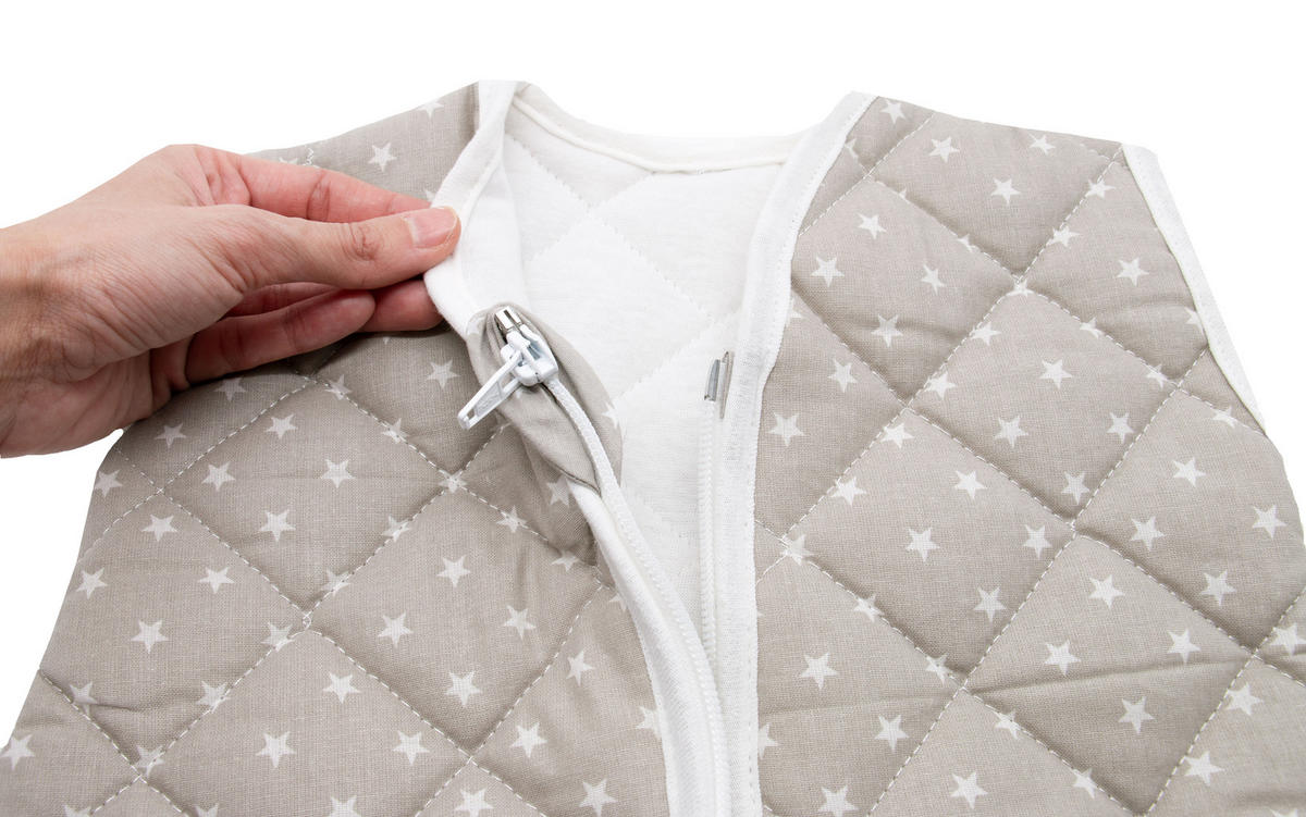 BABYSCHLAFSACK, 70 cm, 100% Baumwolle, Grau - Grau, Textil (34/70cm) - Zollner