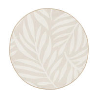 TEPPICH, Runder für Innen und Außen beige - Beige, Textil (120/120cm) - AFK Living