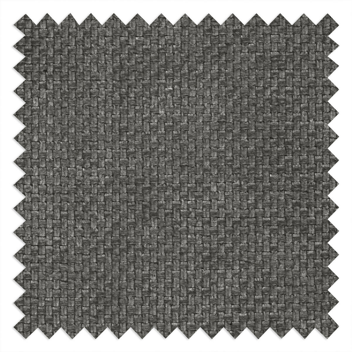 SCHLAFSOFA - Chenille - Dunkelgrau/Schwarz, Textil/Metall (181/70/75cm) - home24