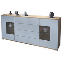 SIDEBOARD Grömitz Denim matt - Pastellblau, Holzwerkstoff (166.5/75.5/35cm) - Vladon