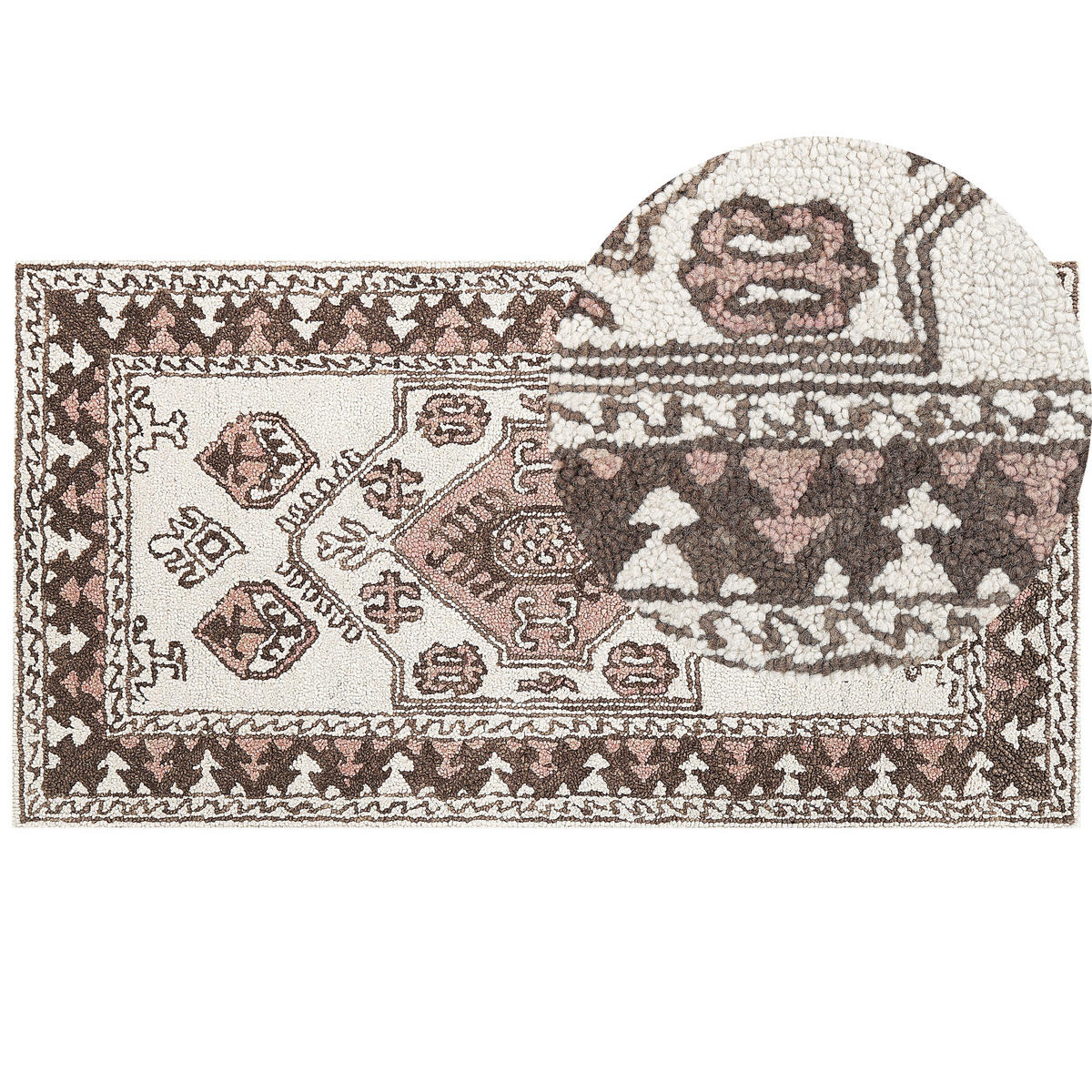 KURZFLOR-TEPPICH Tomarza 150/80 cm - Multicolor, Textil (80/150cm) - Beliani